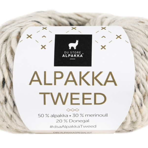 Alpakka Tweed - 113 Natur